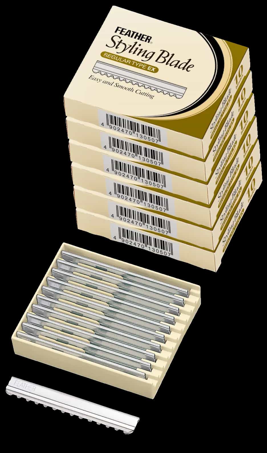 Lames Rasoir Feather 5 X 10 pcs + Reservoir